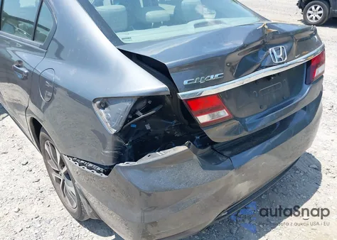 2013 Honda Civic Exl из США, поврежденный, VIN 2HGFB2F93DH542458